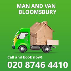 moving vans Bloomsbury